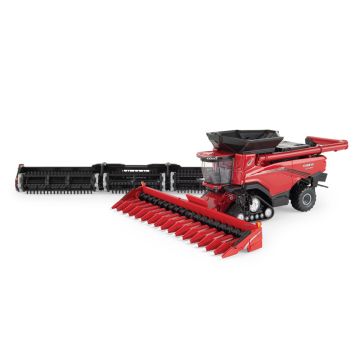 1/64 Case IH Combine AF11 on track with 2 heads